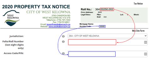 city of kelowna property tax